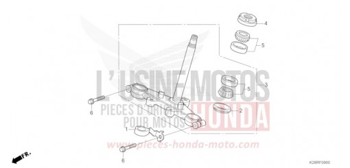 STEERING STEM CRF125FBS de 2025